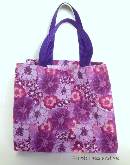 Fat Quarter and Duct Tape Tote Bag - No Sew_7