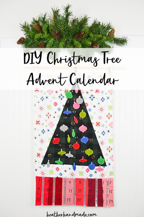 DIY Christmas Tree Advent Calendar AllFreeSewing