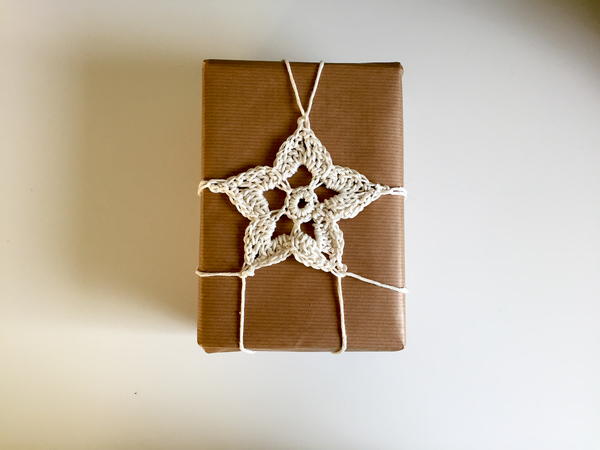 Christmas Star Crochet Ornament