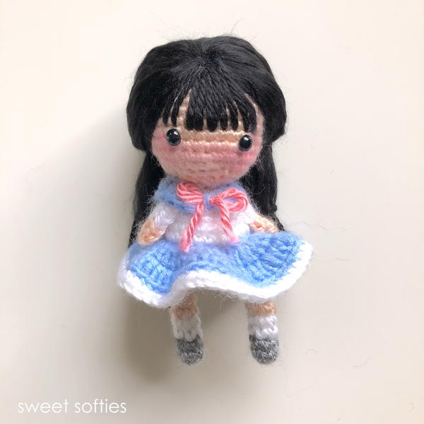 Suki the School Girl Amigurumi Doll