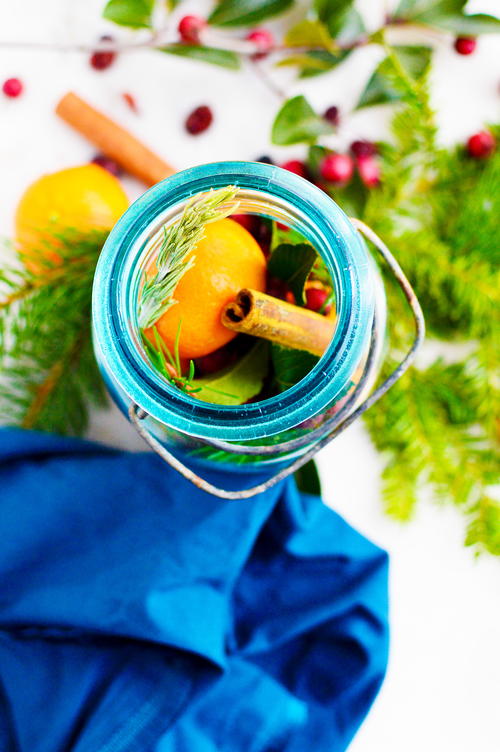 DIY Christmas Potpourri In A Jar