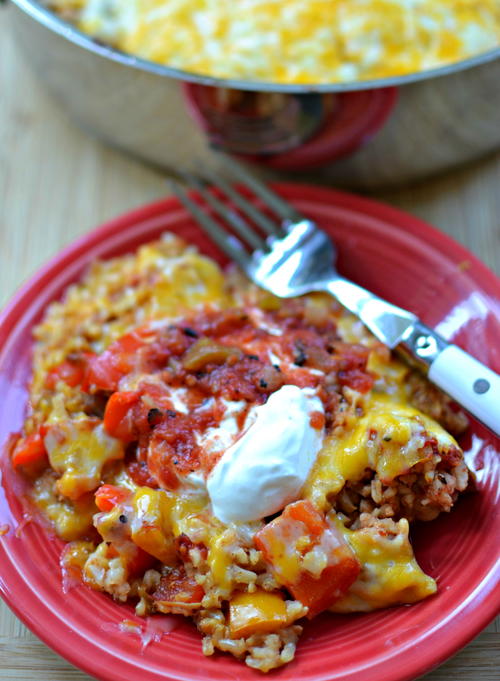 Chicken Fajita Casserole