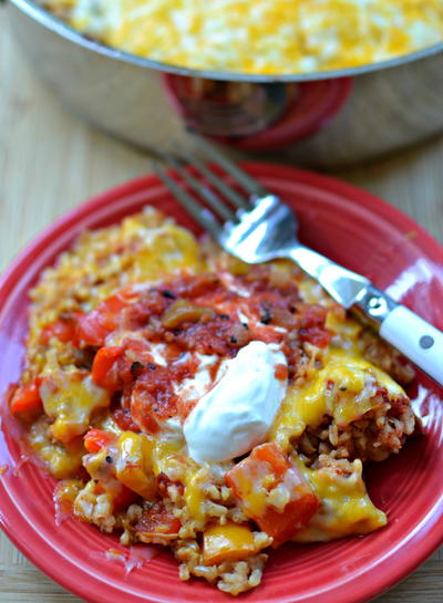 Chicken Fajita Casserole