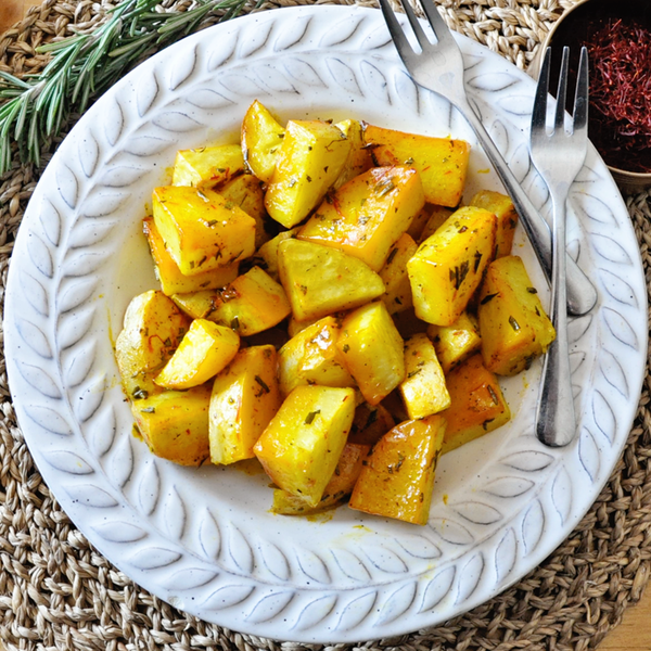 Epic Spanish Potatoes with Wine, Saffron & Rosemary