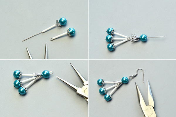 Beebeecraft Tutorials on Making a Pair of Pearl Earrings