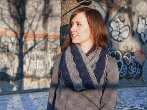 Lovely Lattices Infinity Scarf