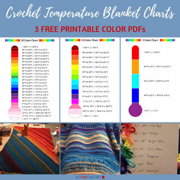 17 Temperature Blanket Ideas and Alternatives [FREE Patterns