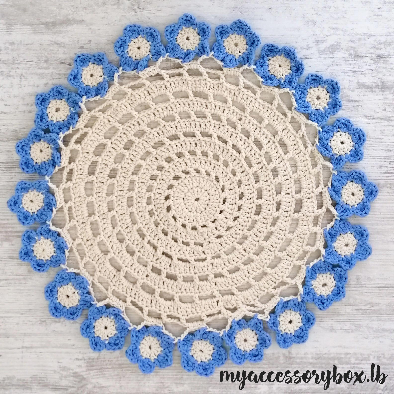 Crochet Tablecloth Round Doily | AllFreeCrochet.com crochet-tablecloth-round-doily-allfreecrochet-com