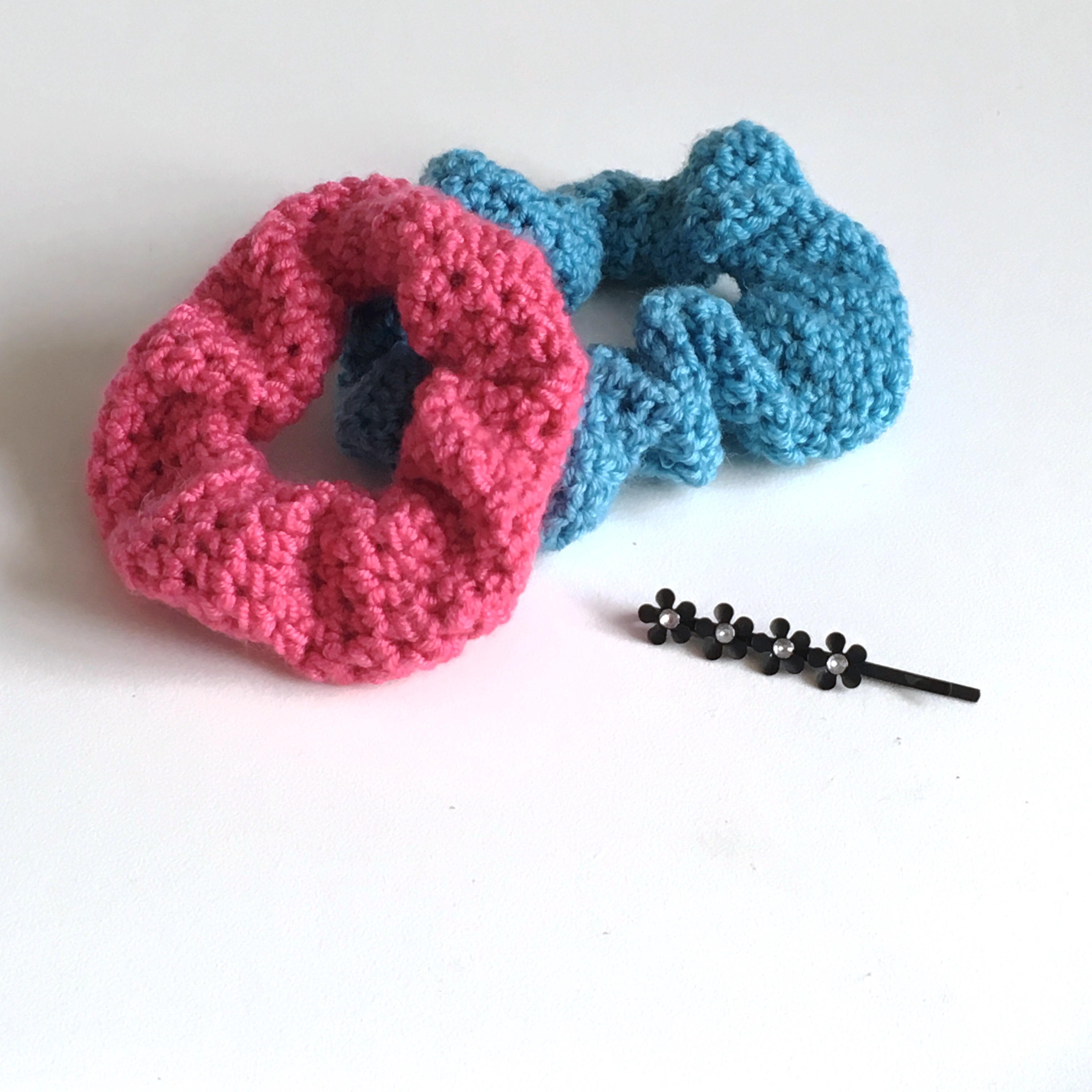 Thank Scrunchie It’s Friday! - Crochet Scrunchie Pattern | FaveCrafts.com