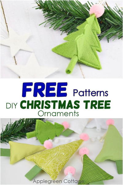 Diy Christmas Tree Ornament -2 Free Templates