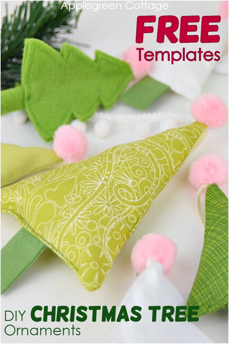 DIY Christmas Tree Ornament (2 Free Templates) | AllFreeSewing.com