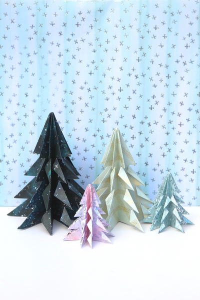 How To Make Easy Origami Christmas Trees