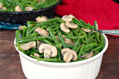 Green Beans And Mushrooms