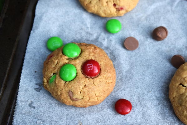 Christmas M&m Cookies