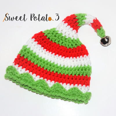 Elf Hat With Curved Tip