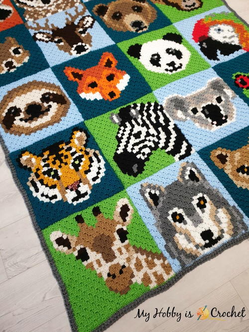 Wildlife Graphghan