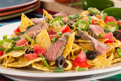 Marinated Steak Nachos