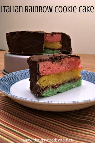 Italian Rainbow Cookies Cake