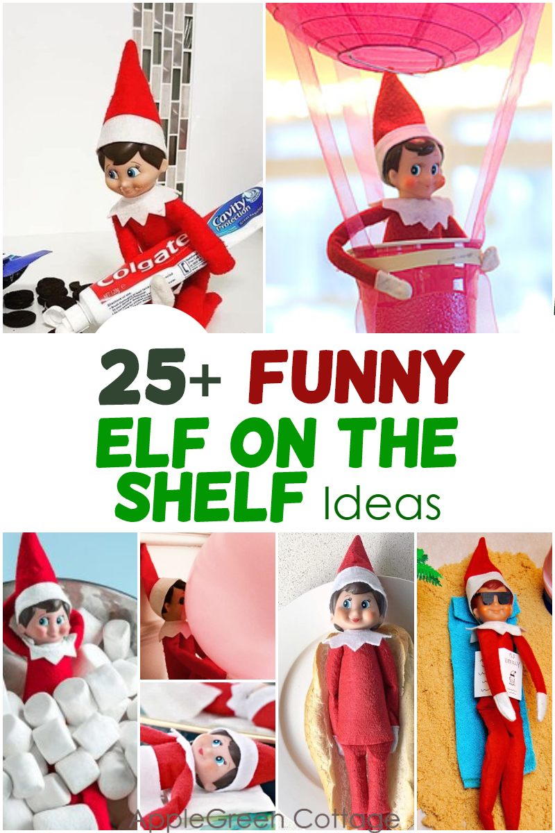 Funny Elf On The Shelf Ideas | AllFreeKidsCrafts.com