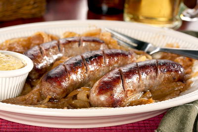 Beer-Basted Sausage