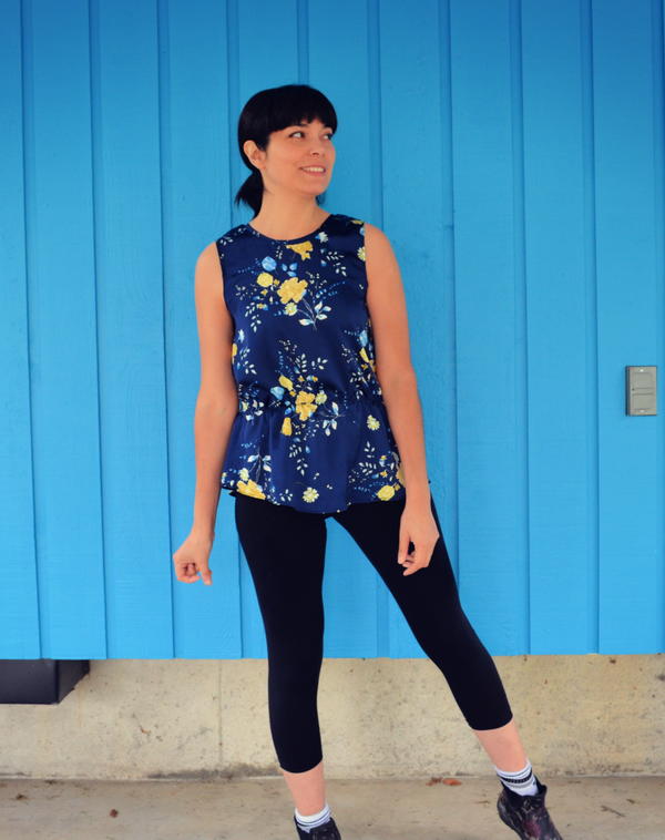 Sleeveless Woven Top