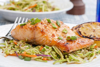 Brown Sugar Glazed Salmon