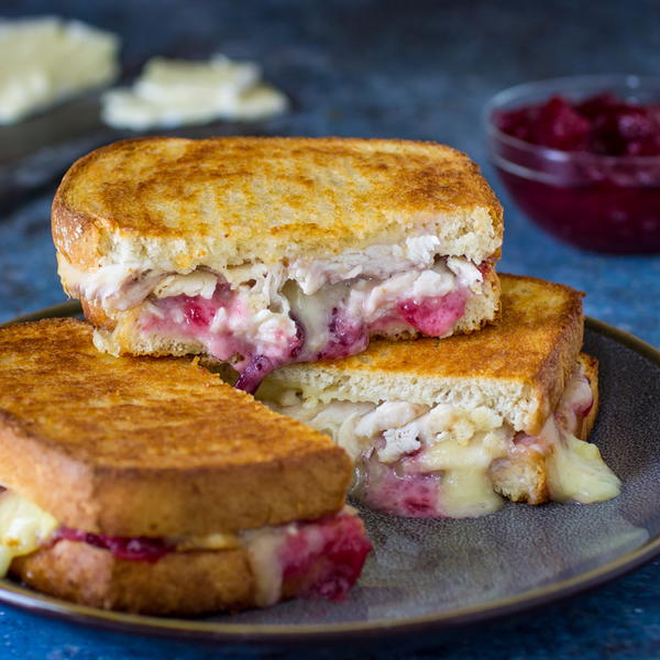 Brie Grilled Cheese With Turkey