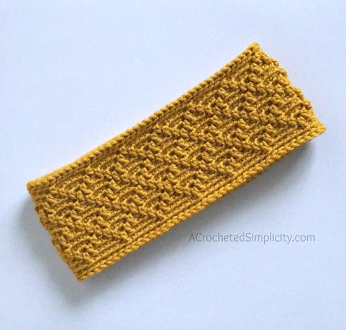 Diamonds Ear Warmer Allfreecrochet Com