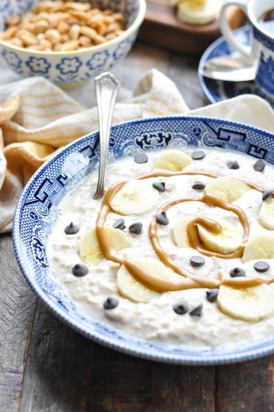 Banana Peanut Butter Overnight Oats