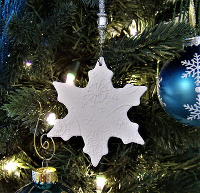 Embossed Snowflake Ornaments