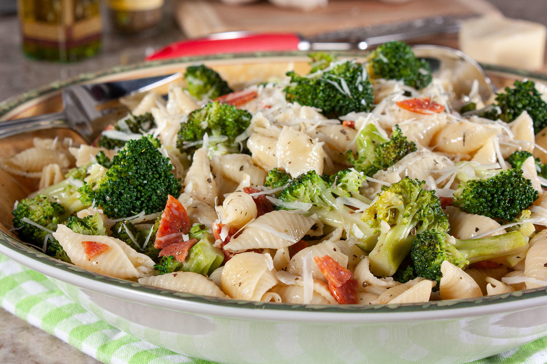 Shells with Broccoli | MrFood.com