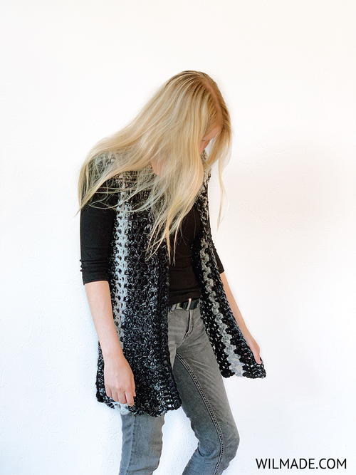 Long Poncho Cardigan