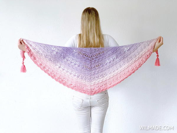 Flower Puff Shawl