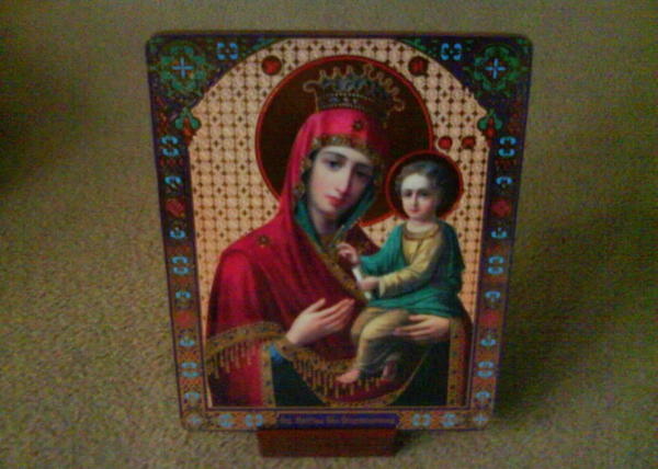DIY Religious Icons With Wooden Support