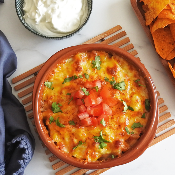 Leftover Turkey Queso Fundido