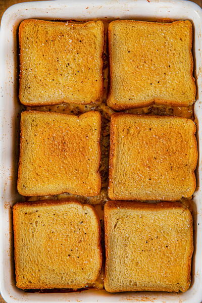 Grilled Cheese Breakfast Casserole