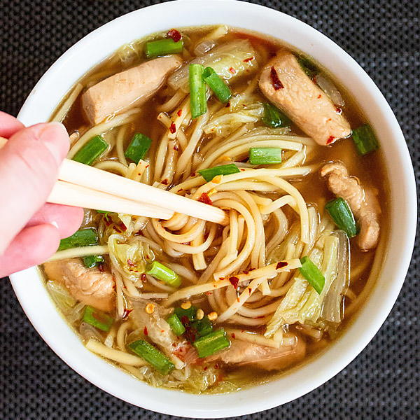 Chinese Chicken Noodle Soup | RecipeLion.com
