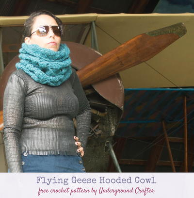 Flying Geese Hooded Cowl
