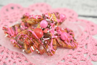 Sweet And Salty Valentine’s Day Bark