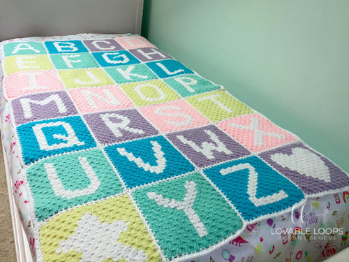 Alphabet Blanket Allfreecrochet Com Alphabet Blanket Allfreecrochet Com