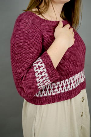 mosaic crochet cardigan