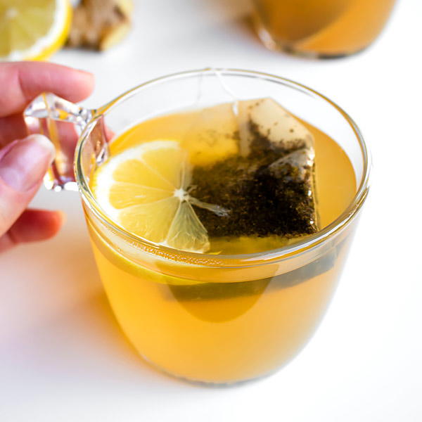 Ginger Lemon Honey Tea | FaveHealthyRecipes.com