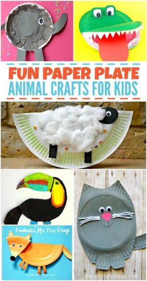 Fun Paper Plate Animal Craft Ideas For Kids Favecrafts Com Fun Paper Plate Animal Craft Ideas For Kids Favecrafts Com