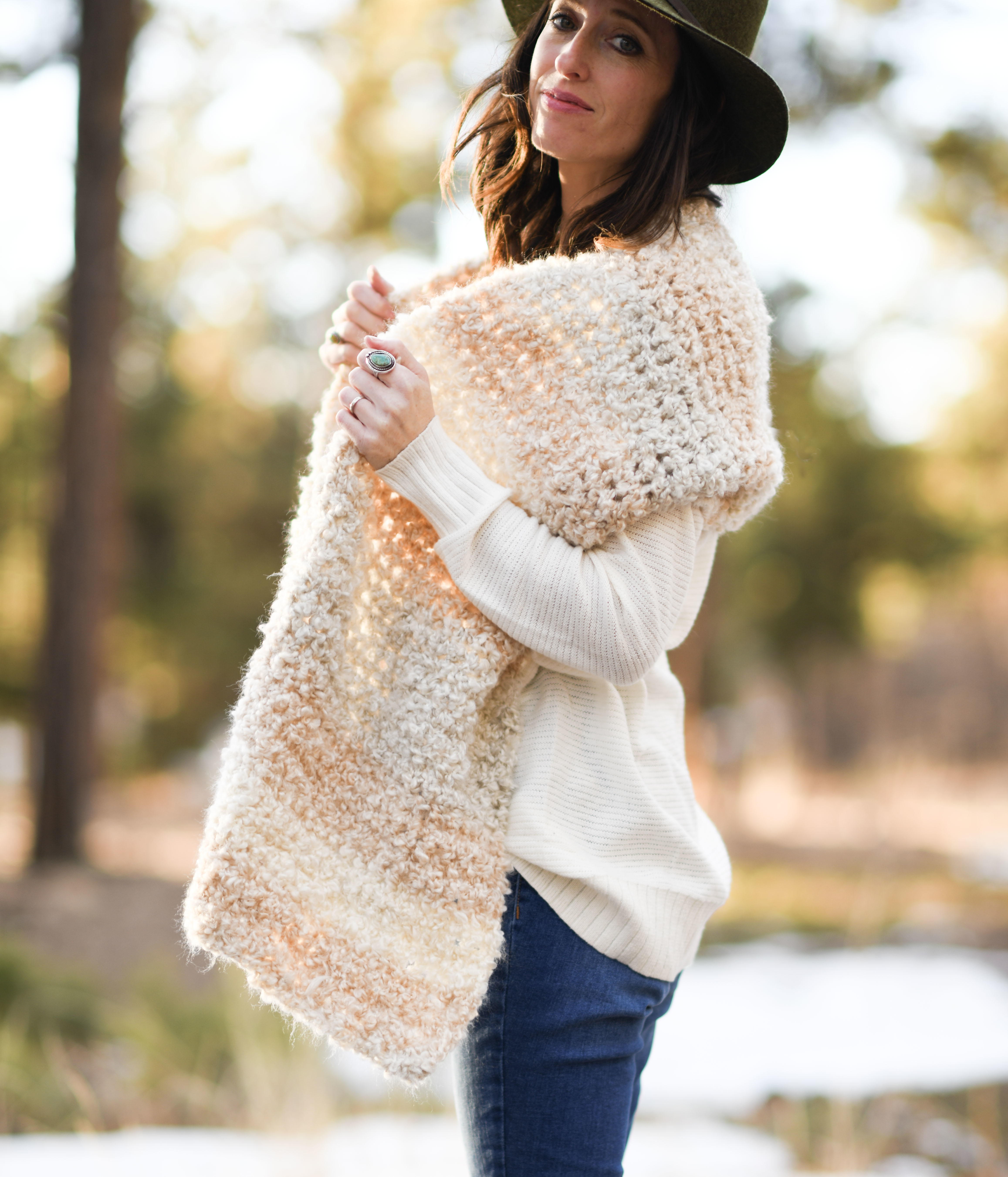 Juno Beginner Boucle Wrap Pattern