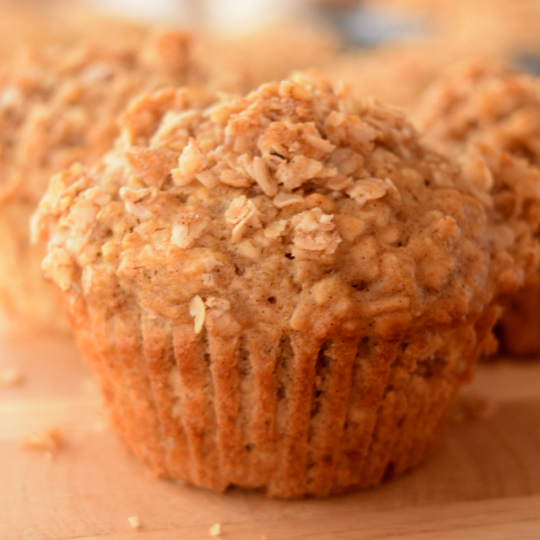 Applesauce Oat Muffins