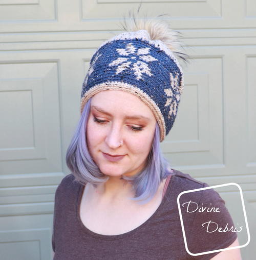 Dancing Snowflakes Beanie | FaveCrafts.com