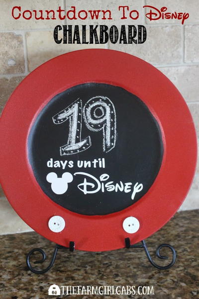 Disney Countdown Chalkboard