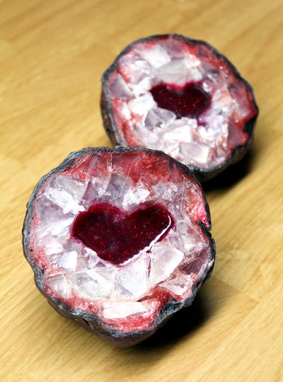 Diy Geode Soaps For Valentine's Day