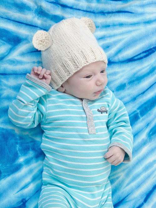 Baby Archie Bear Hat | AllFreeKnitting.com