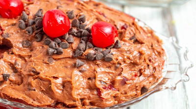 Chocolate Cheesecake Recipe | Chocolate Cherry Cheesecake Dip